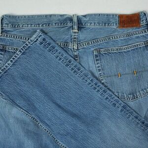 Polo Ralph Lauren Classic 867 Mens Jeans 36x30 Wash Blue Straight Fit Denim